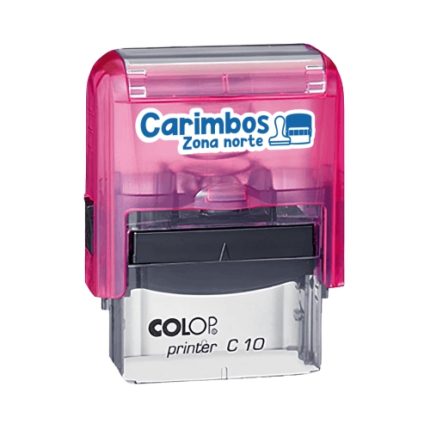 Carimbo Personalizado Colop C10 Morango Transparente